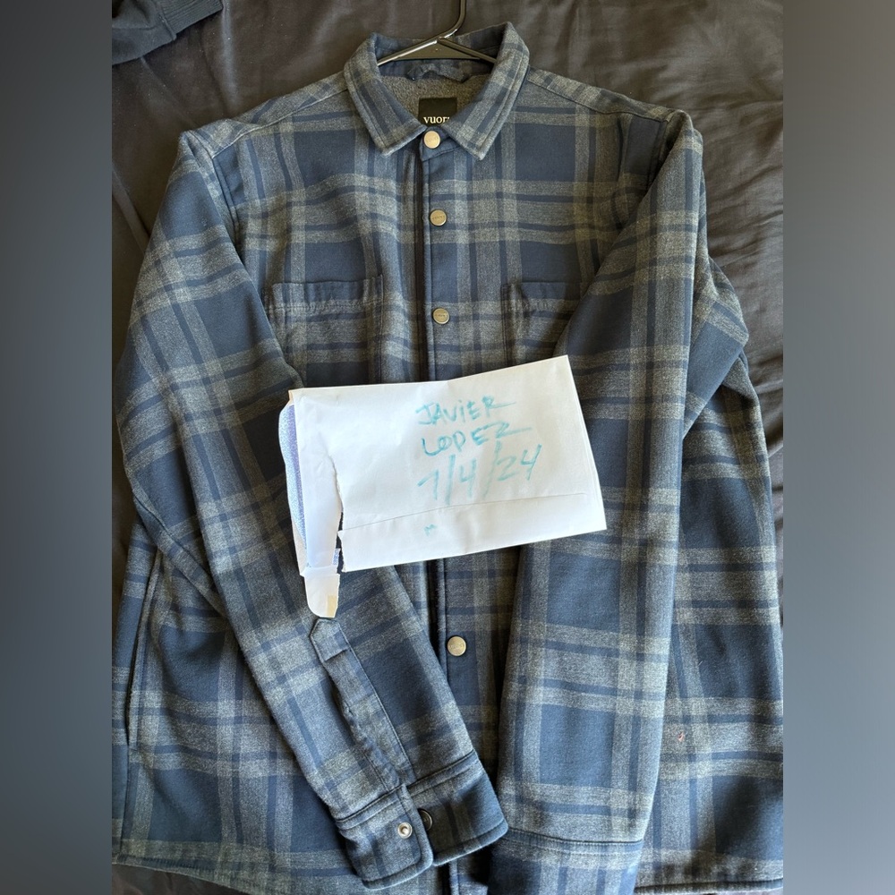 Vuori range flannel ink color size large